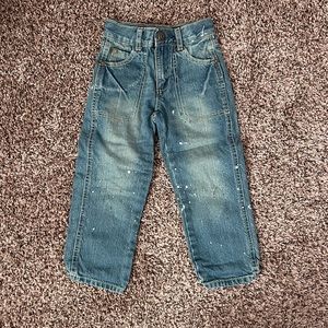 Gymboree paint splattered jeans